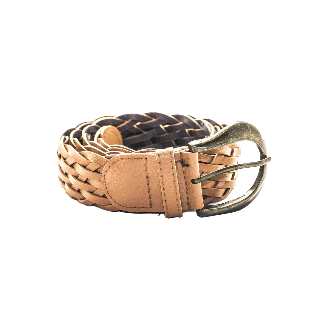 Casual Braided Brown Belt