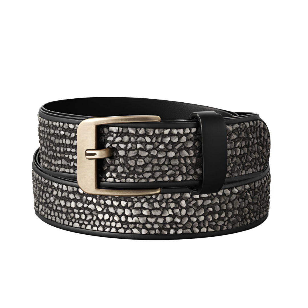 Midnight Mosaic Patterned Belt