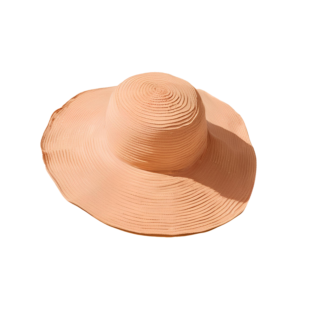 Tangerine Glow Beach Hat