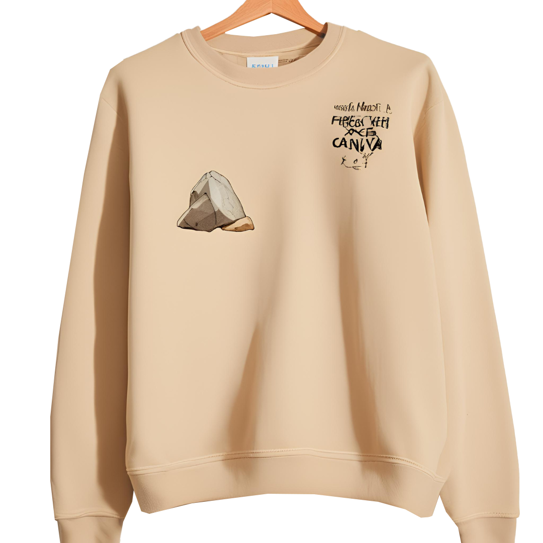 Nature Pattern Jumper in Peach