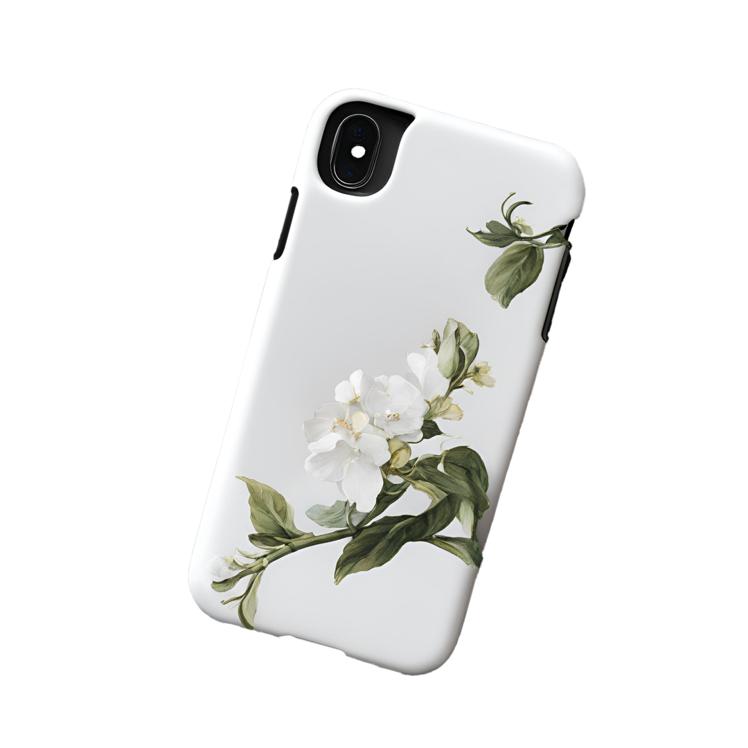 White Orchid Smartphone Case