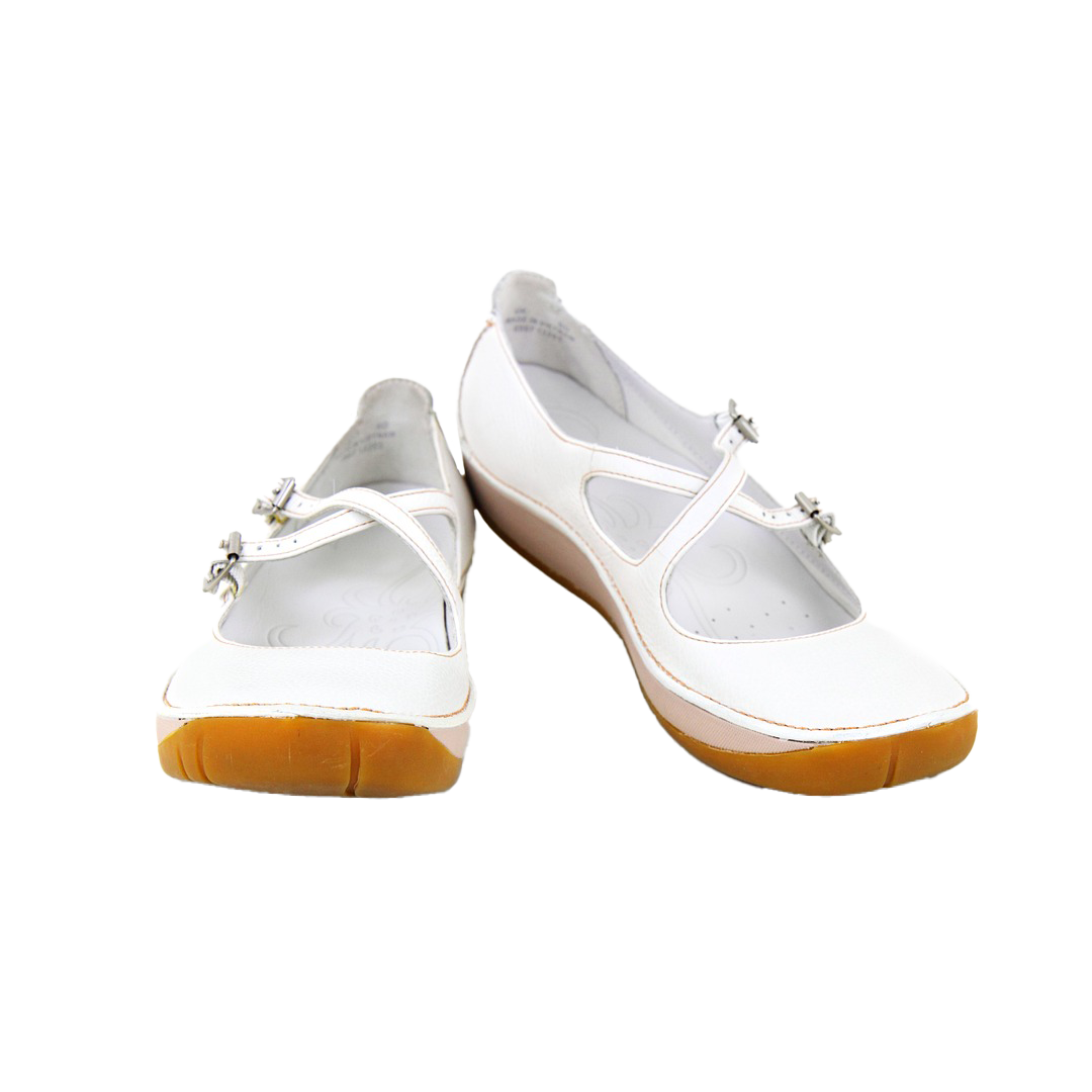 Ivory Elegance Ballet Pumps