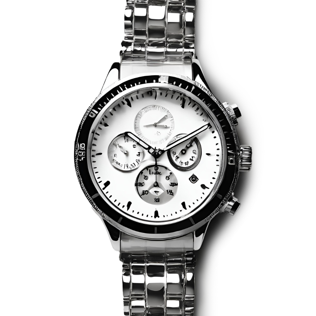 Urban Edge Men's Silver Mesh Bracelet Watch