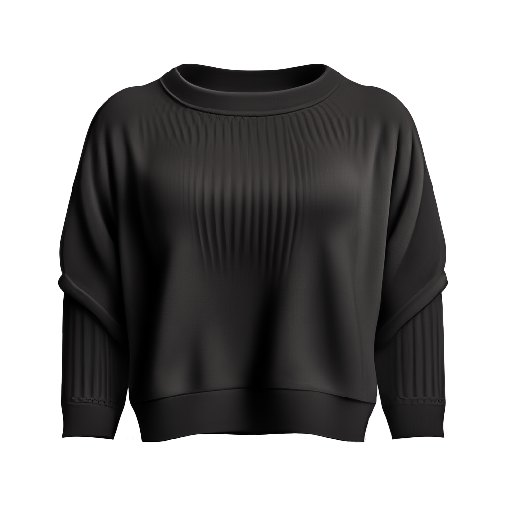 Ribbed Mock Neck Sweater