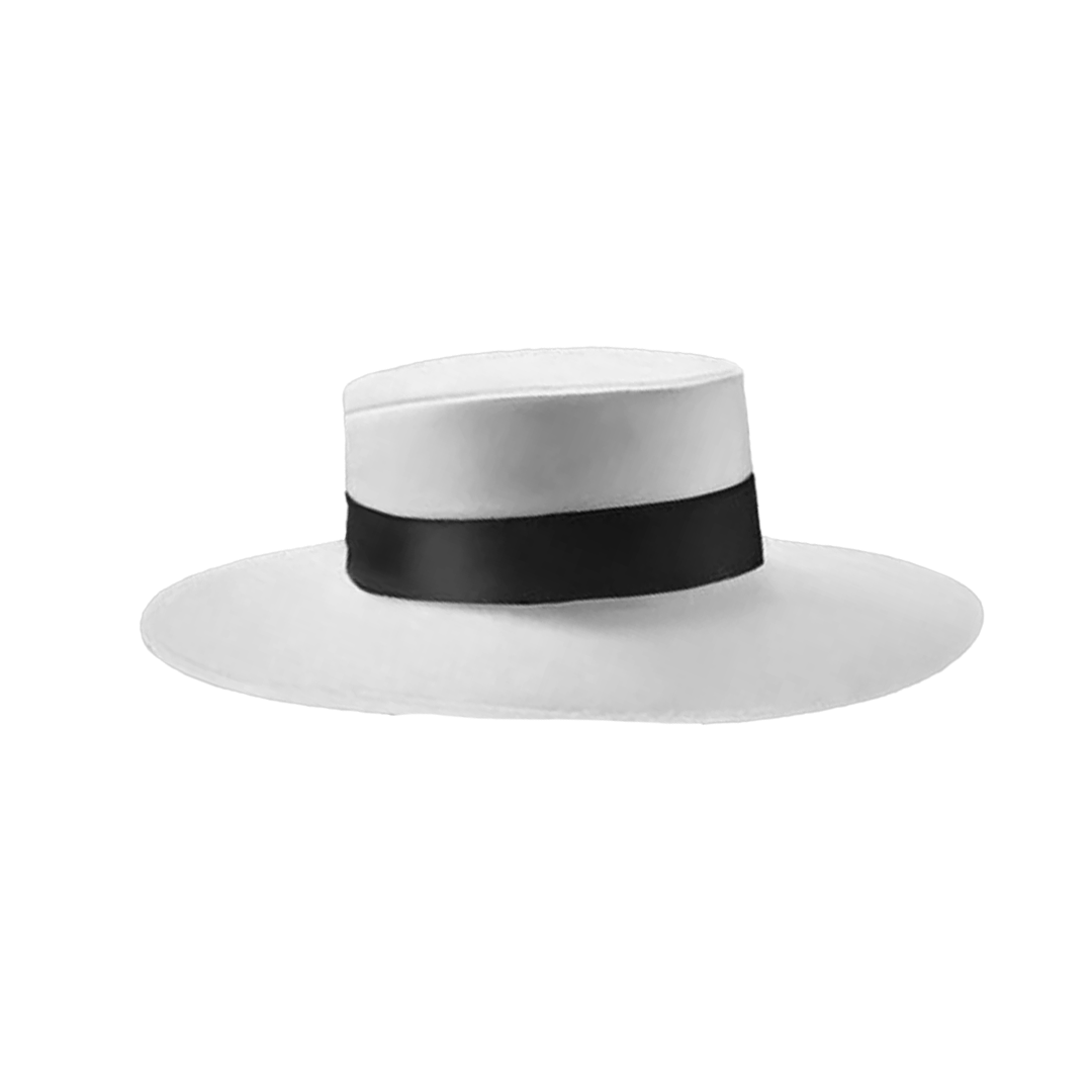 Coastal Breeze White Scuba Boater Hat