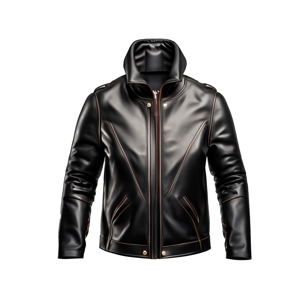 Leather Bomber Jacket